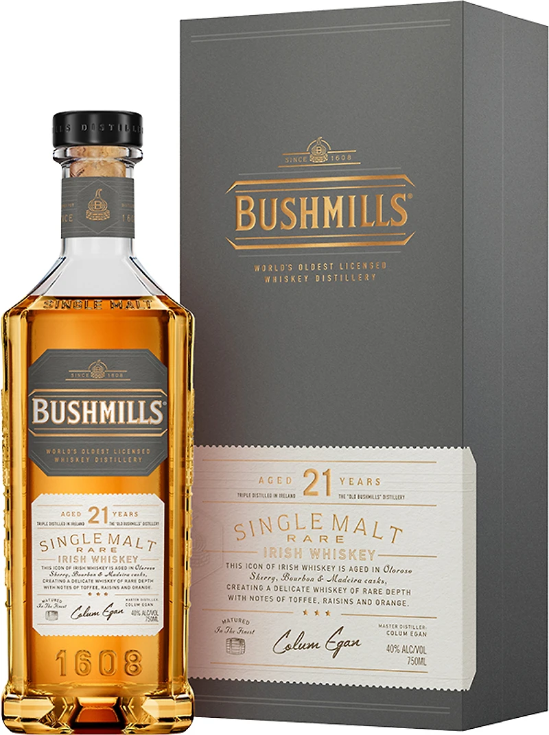 BCLIQUOR Bushmills - 21 Year Old Single Malt