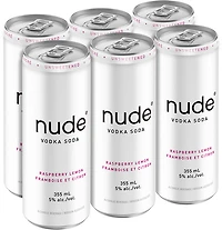 BCLIQUOR Nude Vodka Soda - Raspberry Lemon Can