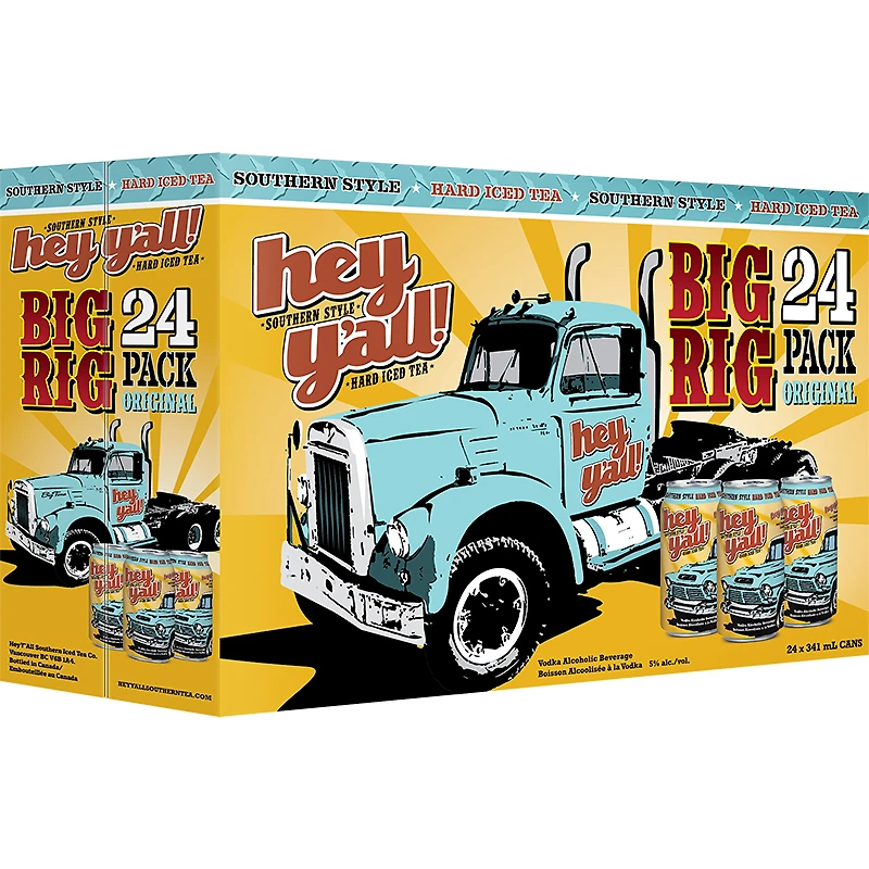 BCLIQUOR Hey Y'all - Big Rig 24pk Can