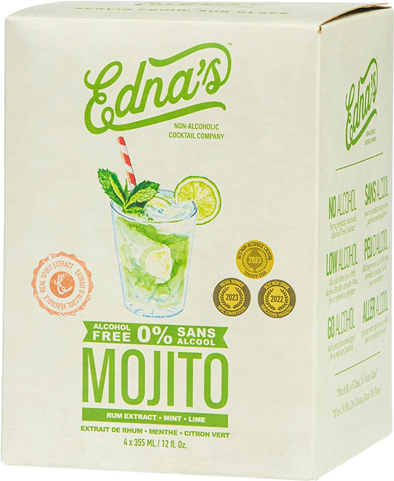 BCLIQUOR Edna's Non-alcoholic Cocktail - Mojito Can