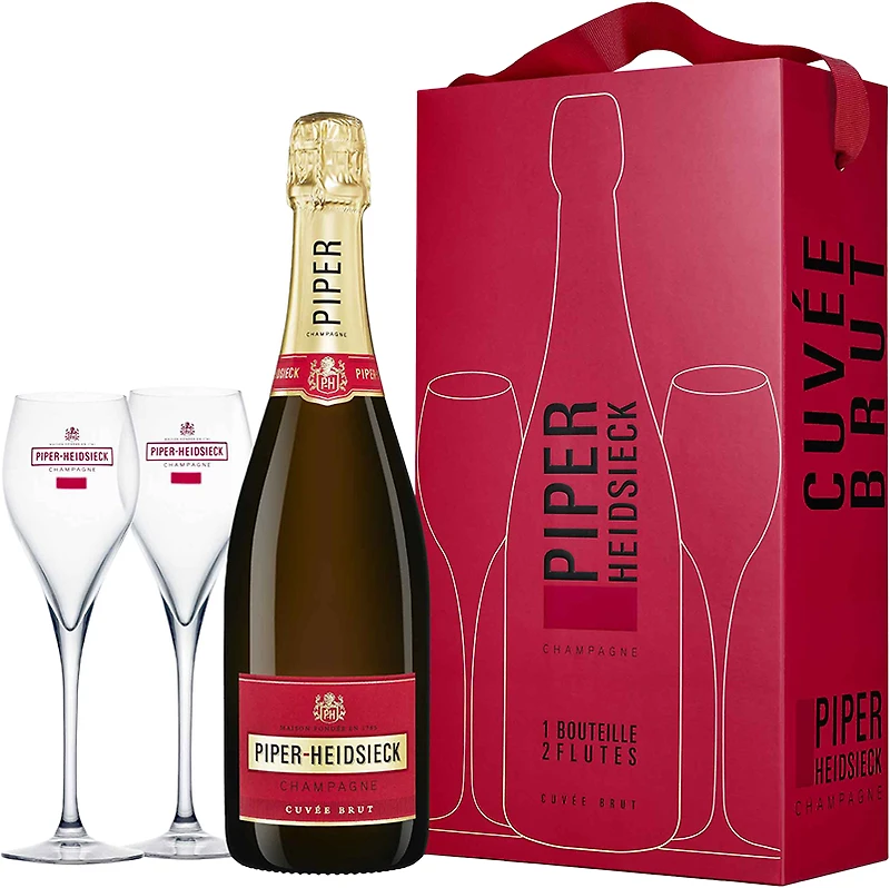 BCLIQUOR Piper Heidseck - Cuvee Brut Glass Pack