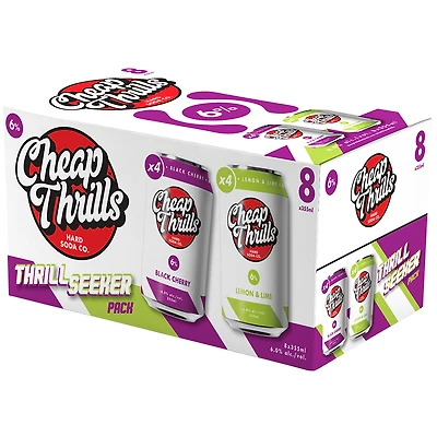 BCLIQUOR Cheap Thrills - Thrillseeker Variety Pack Can