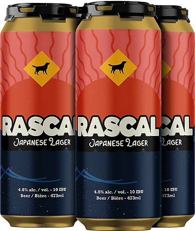 BCLIQUOR Yellow Dog Brewing - Rascal Japanese Lager Tall Can