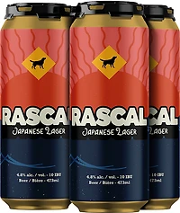BCLIQUOR Yellow Dog Brewing - Rascal Japanese Lager Tall Can