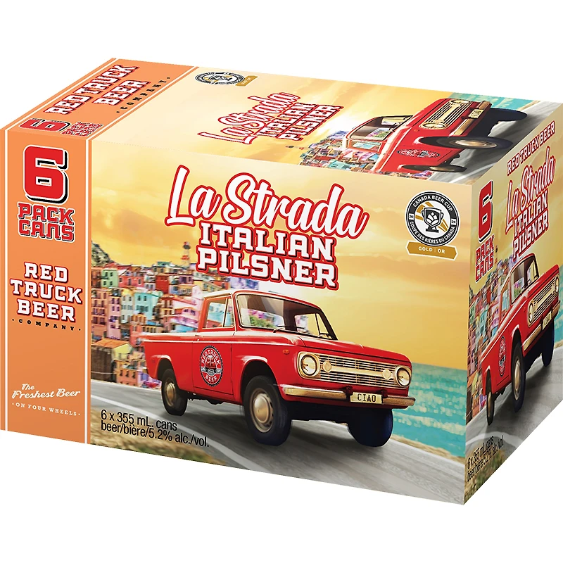 BCLIQUOR Red Truck - La Strada Pilsner Can