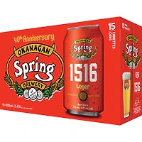 BCLIQUOR Okanagan Spring - 1516 Bavarian Lager Can