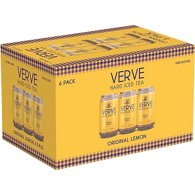 BCLIQUOR Verve - Hard Tea Original Lemon Can