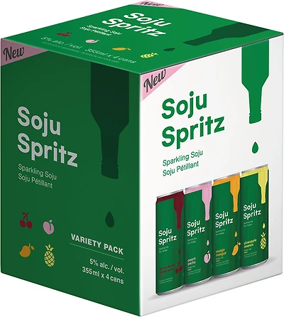 BCLIQUOR Soju Spritz - Variety Mixer Can
