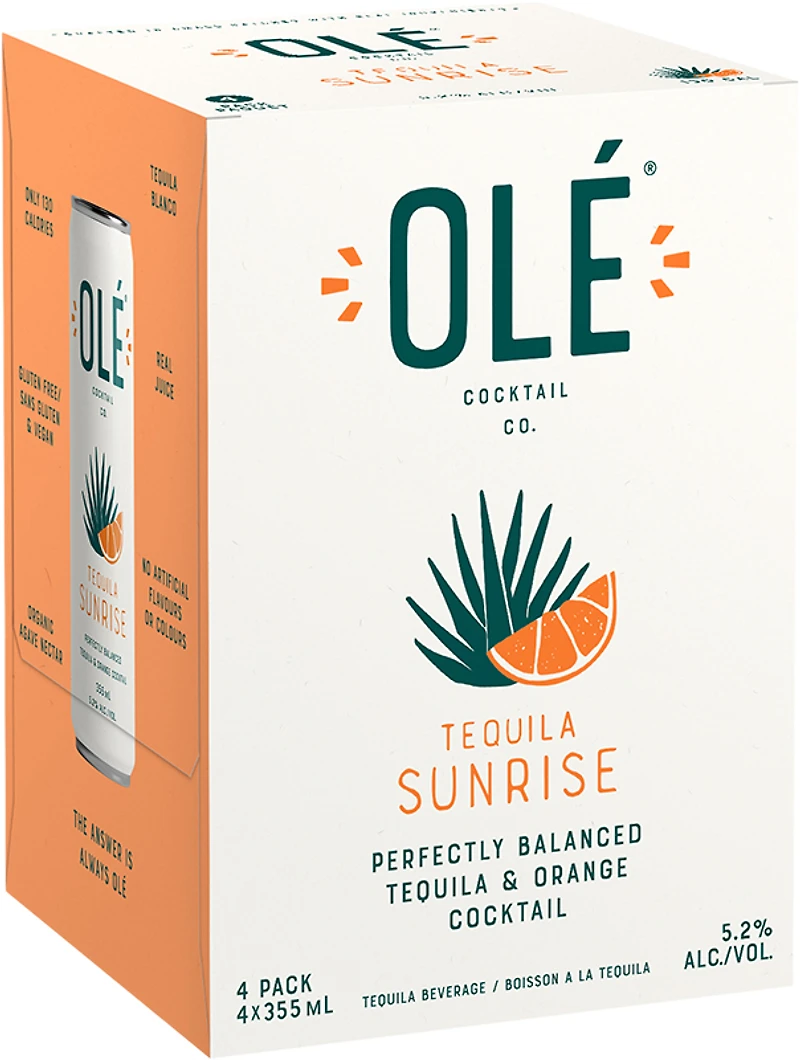 BCLIQUOR Ole Cocktail Co - Tequila Sunrise Can