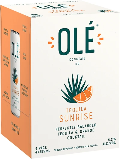 BCLIQUOR Ole Cocktail Co - Tequila Sunrise Can