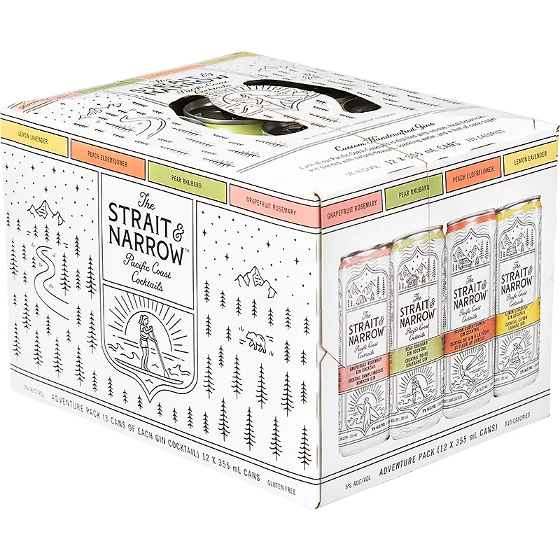 BCLIQUOR The Strait And Narrow - Adventure Pack Mixer Can