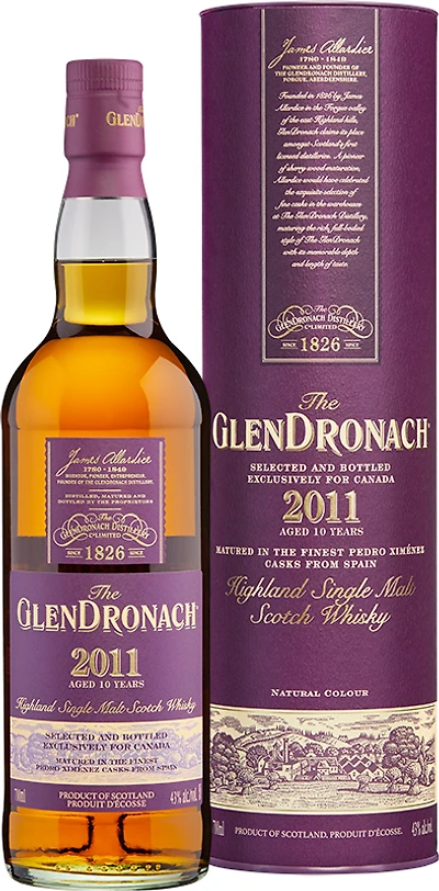 BCLIQUOR Glendronach - 2011 10 Year Old
