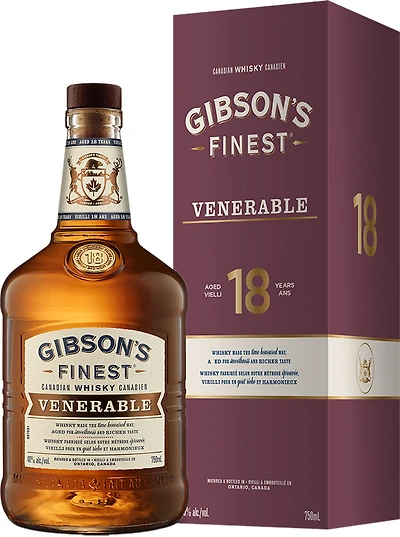 BCLIQUOR Gibsons 18 Year Old Venerable