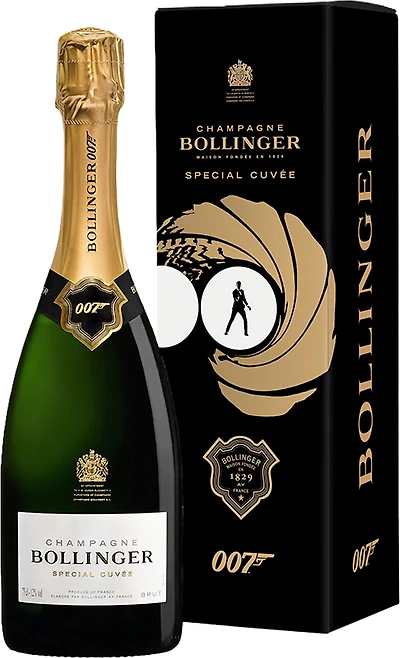 BCLIQUOR Bollinger - Special Cuvee Bond Label With Gift Box