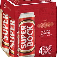 BCLIQUOR Super Bock - Can 4-pack