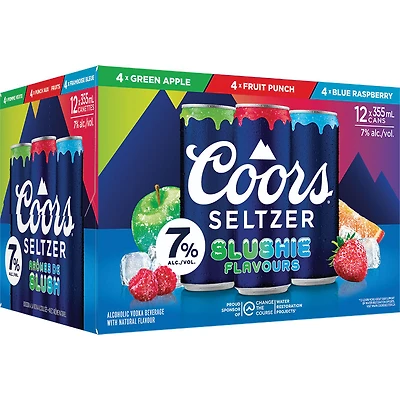 BCLIQUOR Coors Seltzer - Slushie 7.0 Variety Pack Can