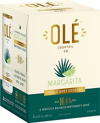 BCLIQUOR Ole Cocktail Co - Double Shot Margarita 4-pack