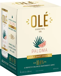 BCLIQUOR Ole Cocktail Co - Double Shot Paloma 4-pack