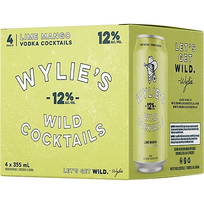 BCLIQUOR Wylie's - Lime Mango Can