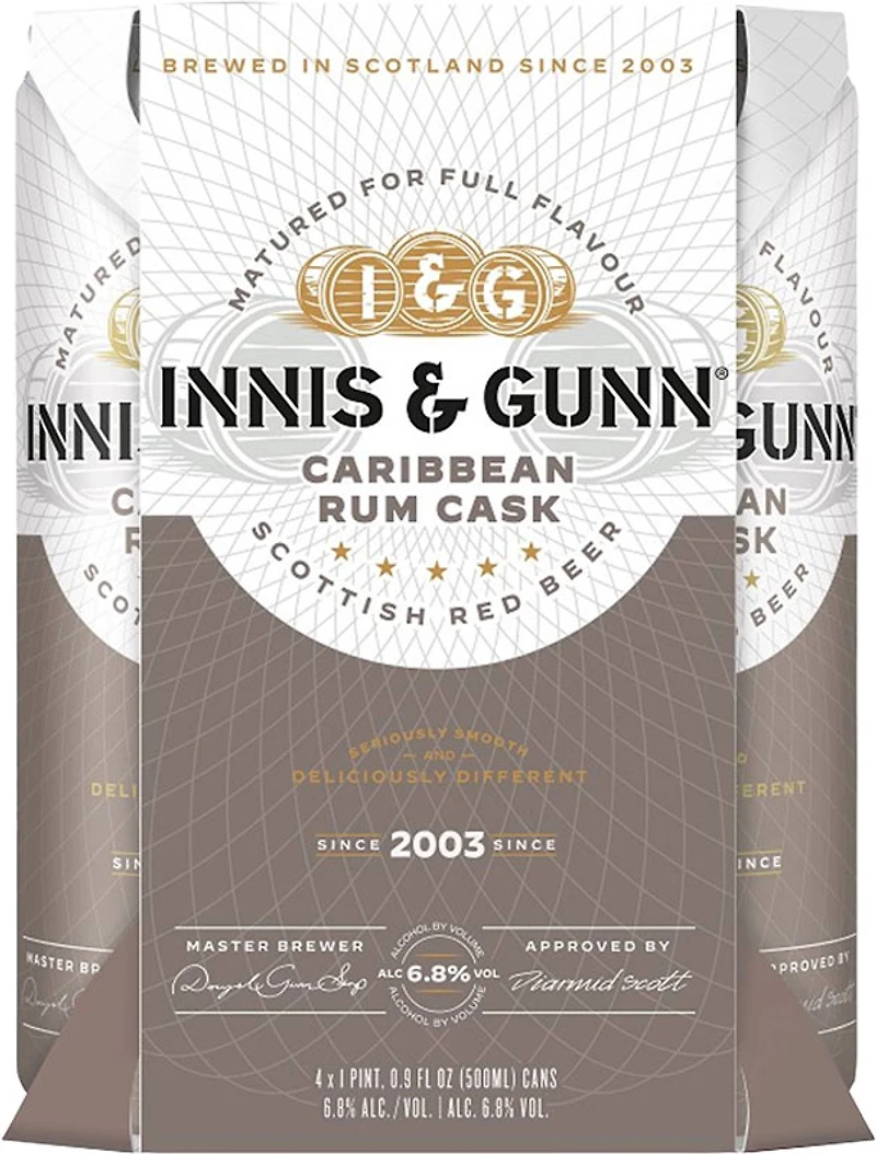BCLIQUOR Innis & Gunn - Caribbean Rum Cask 4pk Tall Can