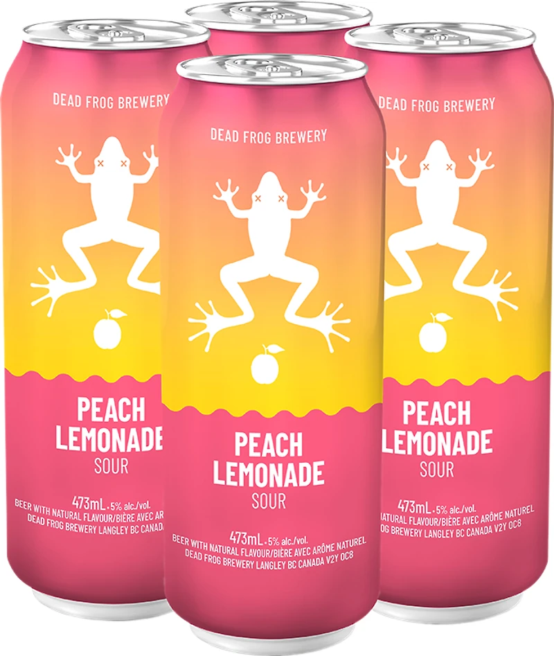 BCLIQUOR Dead Frog - Peach Lemonade Sour Tall Can