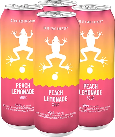 BCLIQUOR Dead Frog - Peach Lemonade Sour Tall Can