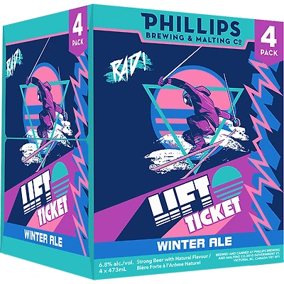 BCLIQUOR Phillips Brewing - Lift Ticket Winter Ale Tall Can