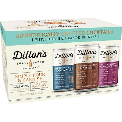 BCLIQUOR Dillons Signature Cocktails - Variety Pack Can