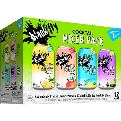 BCLIQUOR Black Fly - Cocktail Mixer Can Green