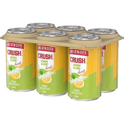 BCLIQUOR Smirnoff Crush - Lemon And Lime Can