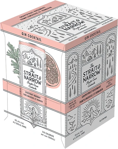 BCLIQUOR The Strait And Narrow - Grapefruit Rosemary Can