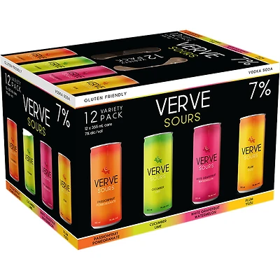 BCLIQUOR Verve - Vodka Soda Sour Mix Can Pack