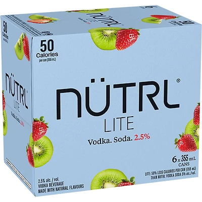 BCLIQUOR Nutrl Lite - Strawberry Kiwi Can