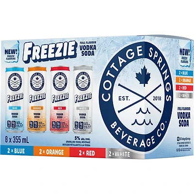 BCLIQUOR Cottage Springs - Vodka Soda Freezie 8pk Mixer Can