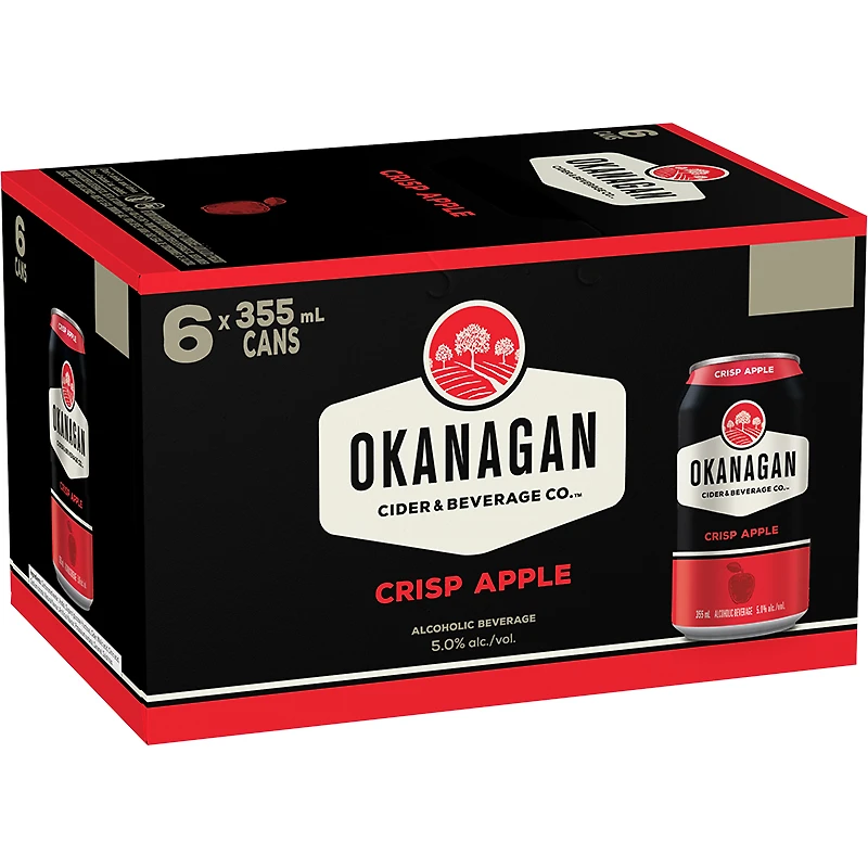 BCLIQUOR Okanagan Apple Ciders - Crisp Apple Can