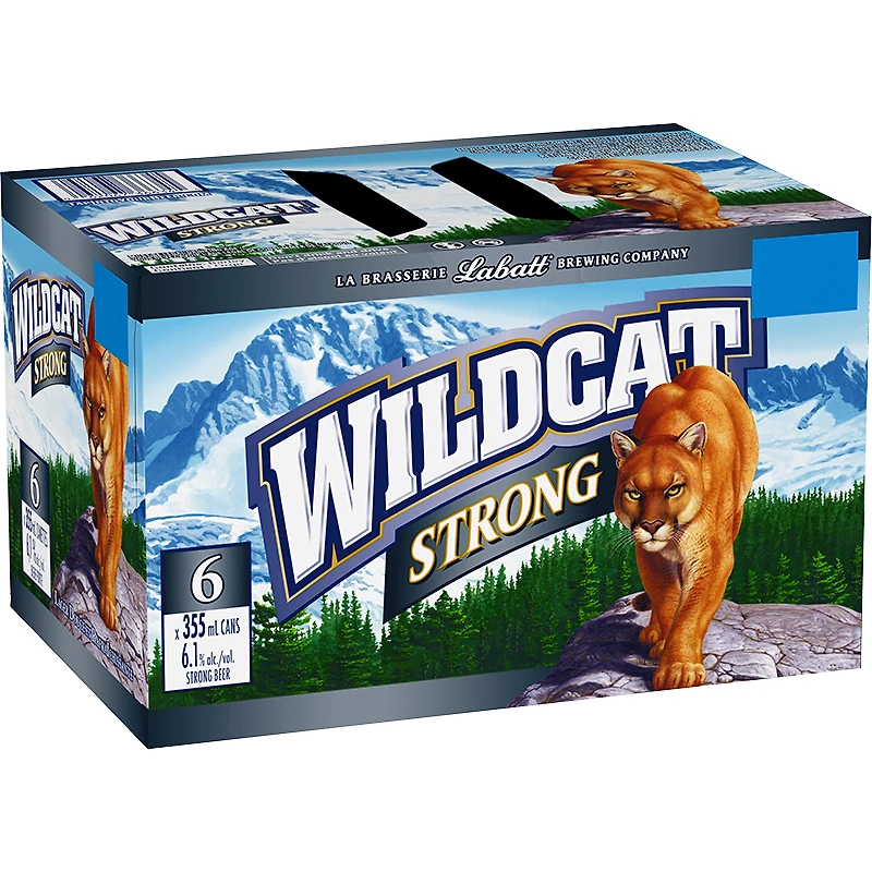 BCLIQUOR Labatt - Wildcat Lager Can