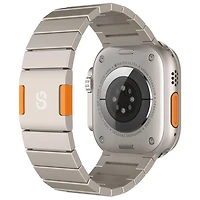 Logiix Titan Link Apple Watch Ultra Band 42mm/44mm/45mm/46mm/49mm - Steel/Titanium Finish