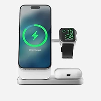 Nomad Stand One Max with MagSafe Wireless Charger 3 in 1 - Silver
