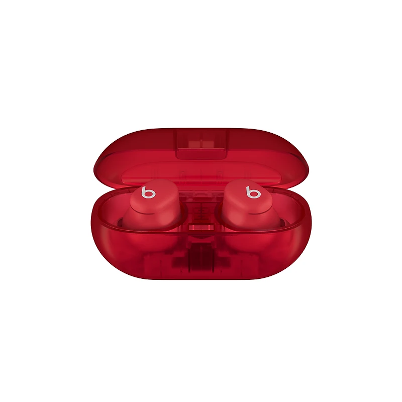 Beats Solo Buds - True Wireless Earbuds - Transparent Red