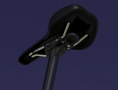 LAUT Bike Saddle Mount for Apple AirTag - Black