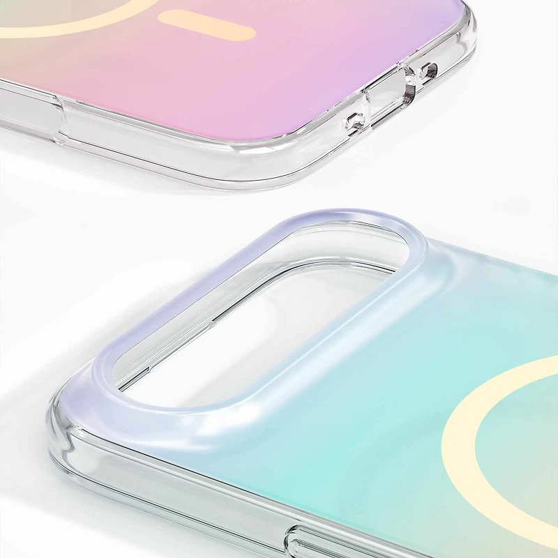 Ideal of Sweden Clear Case with MagSafe for iPhone Air - Shimmer Ombre