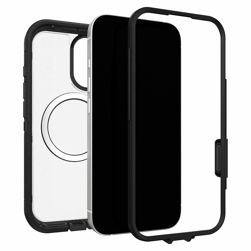 Otterbox Defender XT with MagSafe for iPhone 17 - Clear / Black Dark Side