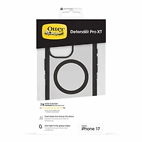 Otterbox Defender XT with MagSafe for iPhone 17 - Clear / Black Dark Side
