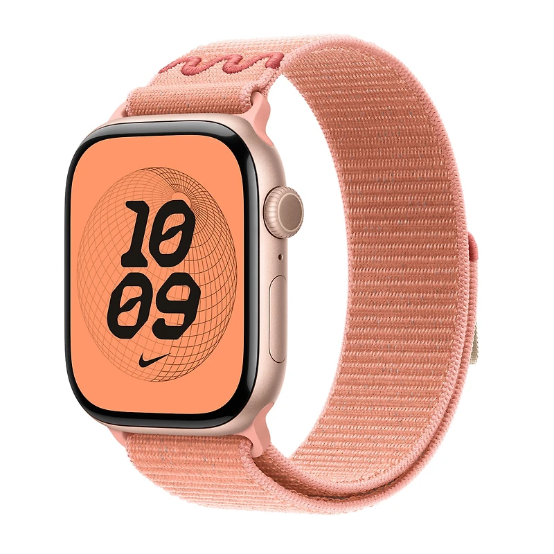 38mm/40mm/41mm/42mm Alpenglow Pink Nike Sport Loop