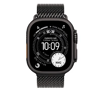 49mm Black Titanium Milanese Loop - Medium