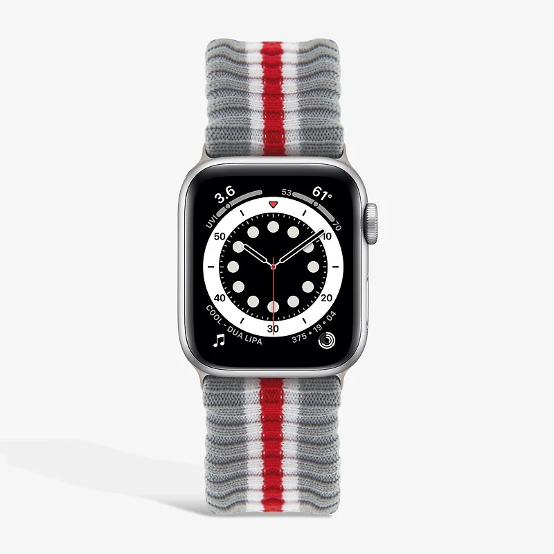Sonix Apple Watch Band 38/40/41mm - Varsity Grey Knit