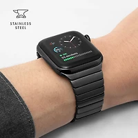LAUT Links Stainless Steel Watch Band for Apple Watch 42mm/44mm/45mm/46mm/49mm