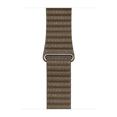 Apple Watch 42mm Light Brown Leather Loop - Large