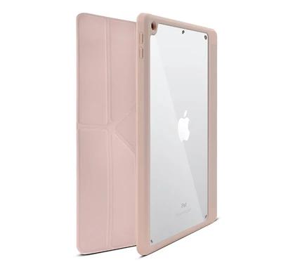 Logiix Origami iPad Folio for iPad Air 10.9 (4th & 5th gen) - Blush Pink