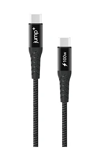 jump+ USB-C to USB-C 2M Braided Pro Cable 100w - Black
